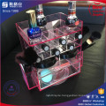 New Arrivial Tranparent Pink Rotierende Acryl Lippenstift Display Stand